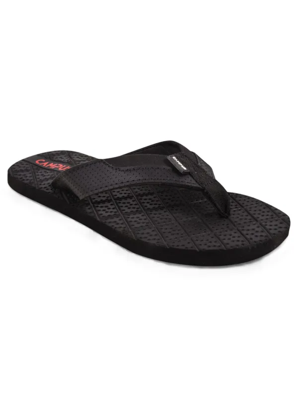 GC-1047 Black Men's Flip Flops sold by Campus Shoes