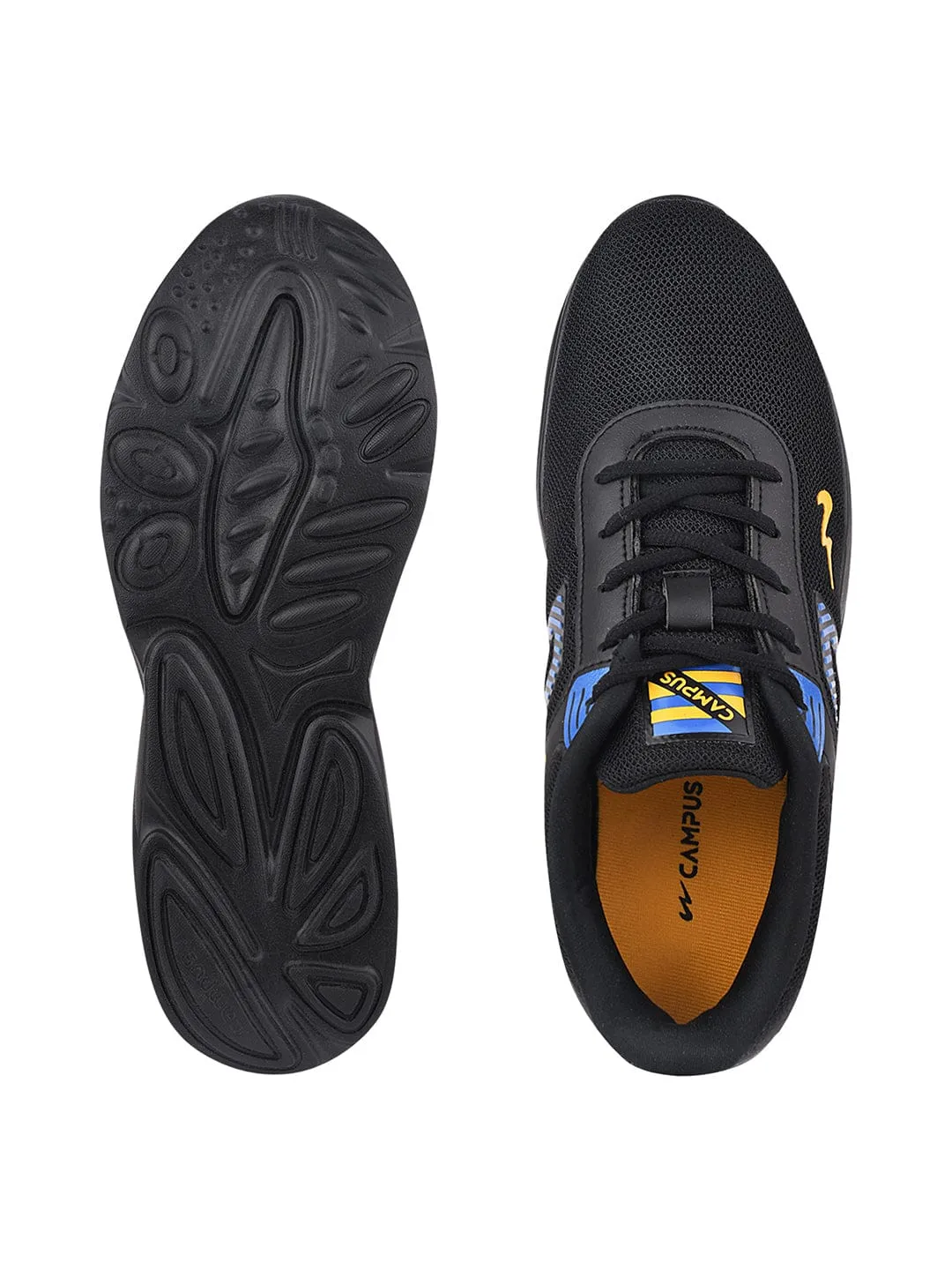 CAMP CASPER Black Men's Running Shoes sold by Campus Shoes product image thumbnail 4