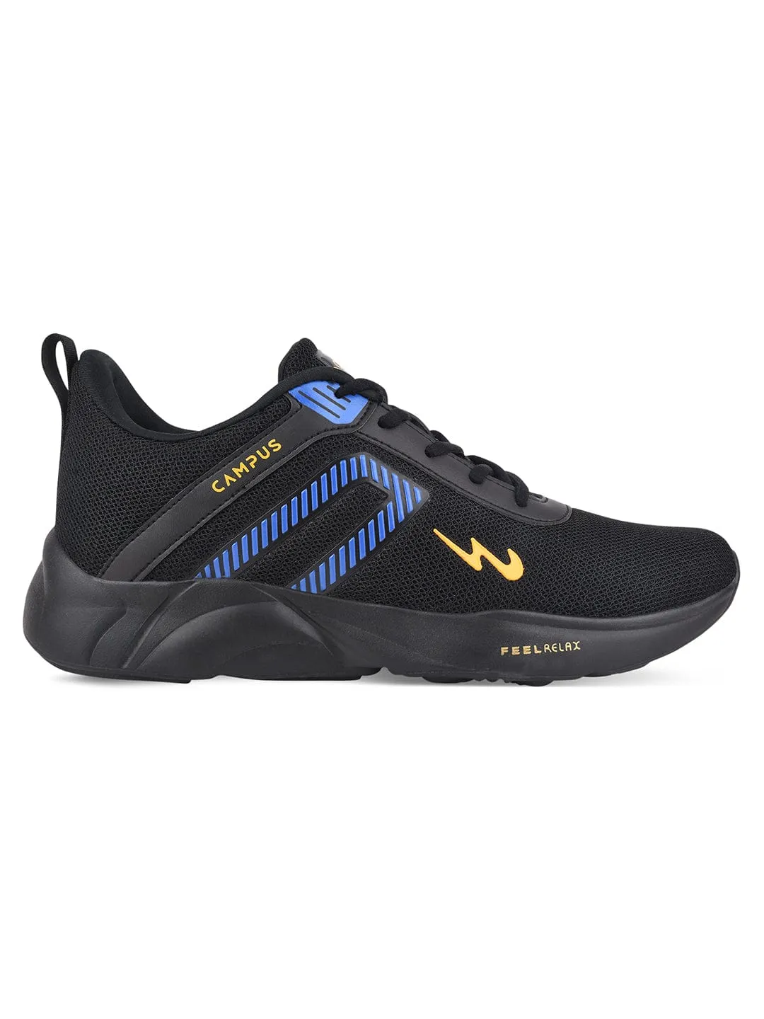 CAMP CASPER Black Men's Running Shoes sold by Campus Shoes