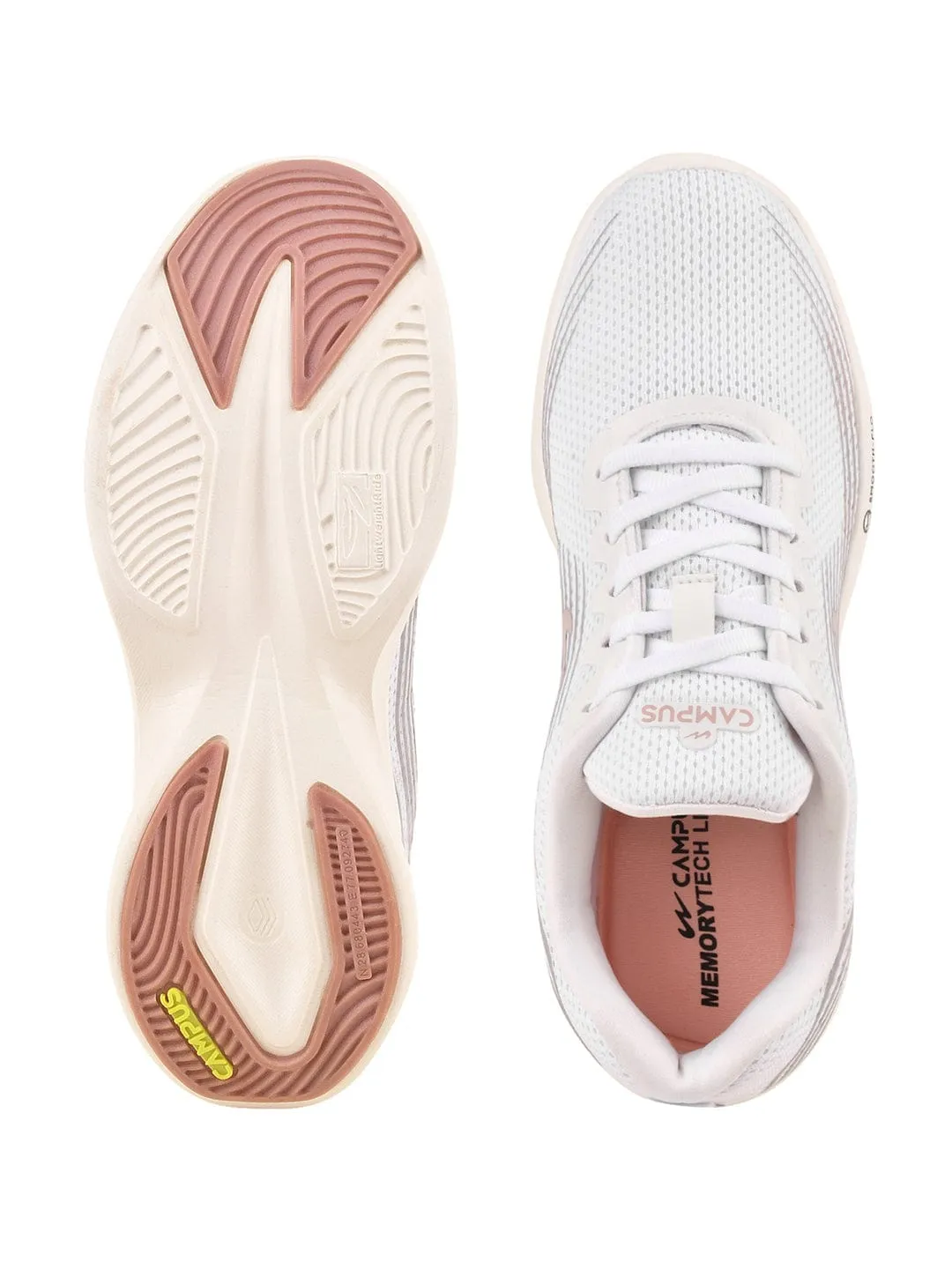 CAMP-LEX White Women's Sneakers sold by Campus Shoes product image thumbnail 5