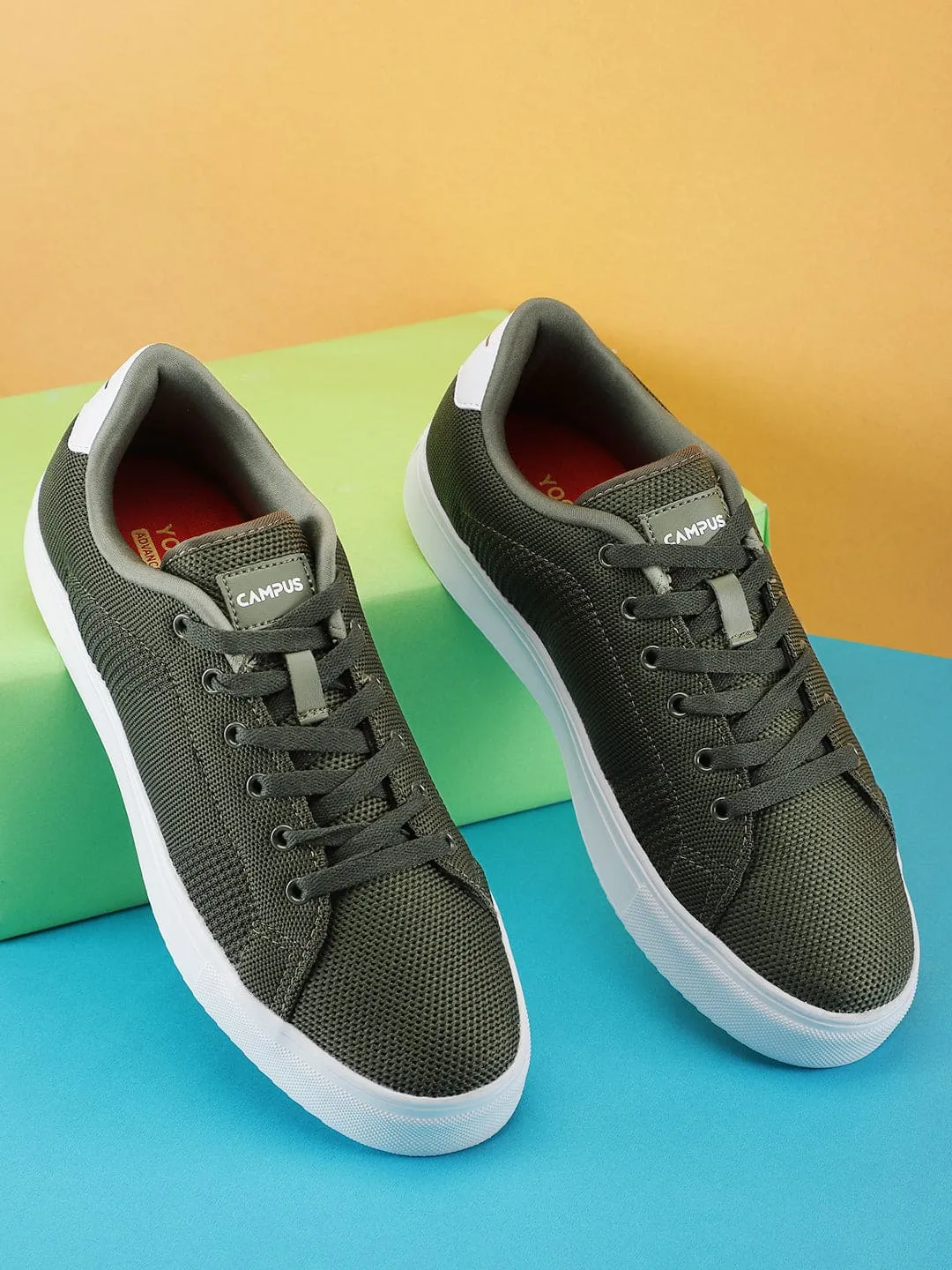 OG-05 Olive Men's Sneakers sold by Campus Shoes product image thumbnail 5