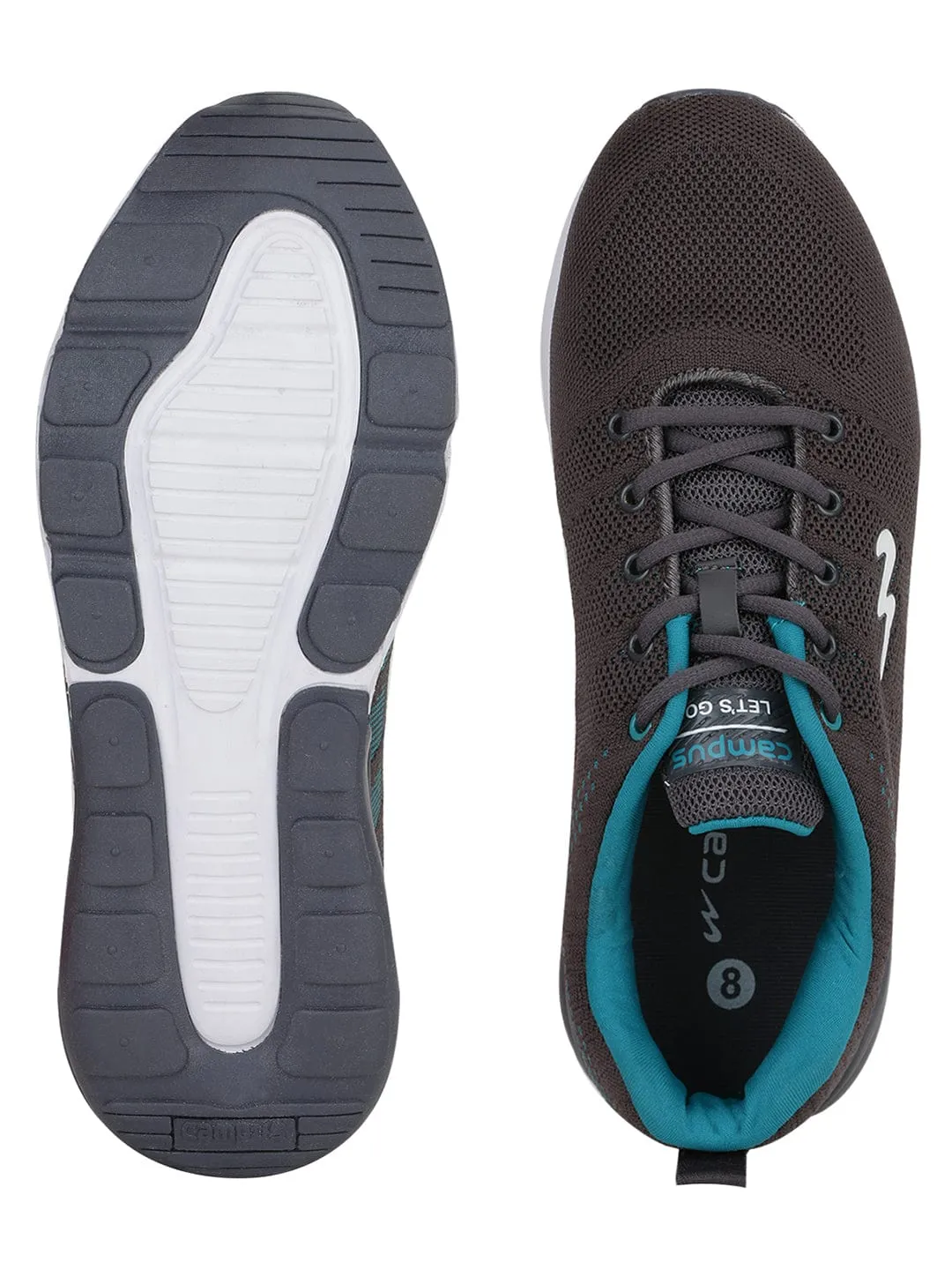 SYRUS Grey Men's Running Shoes sold by Campus Shoes product image thumbnail 4