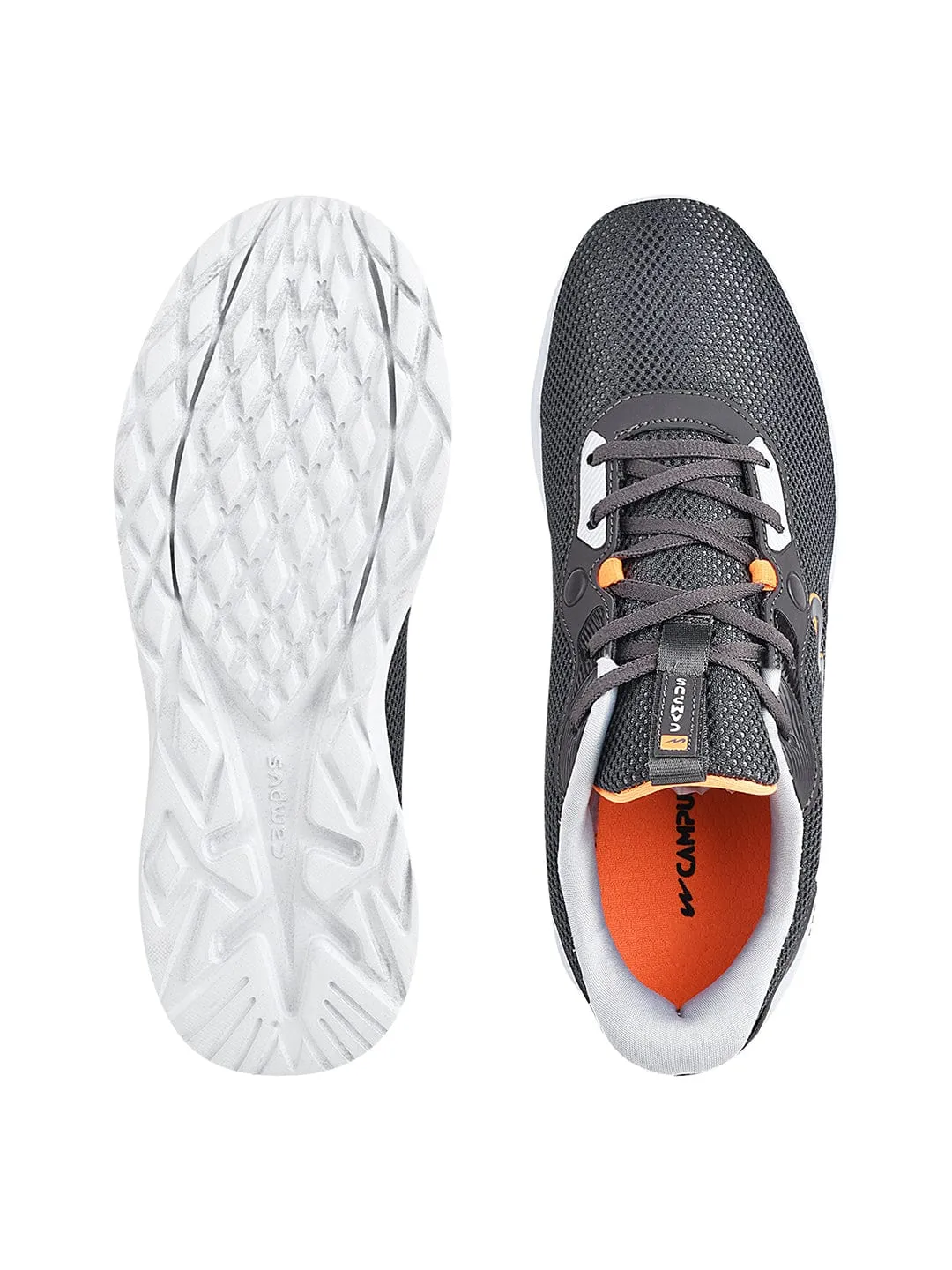 CAMP SMART Grey Men's Running Shoes sold by Campus Shoes product image thumbnail 4