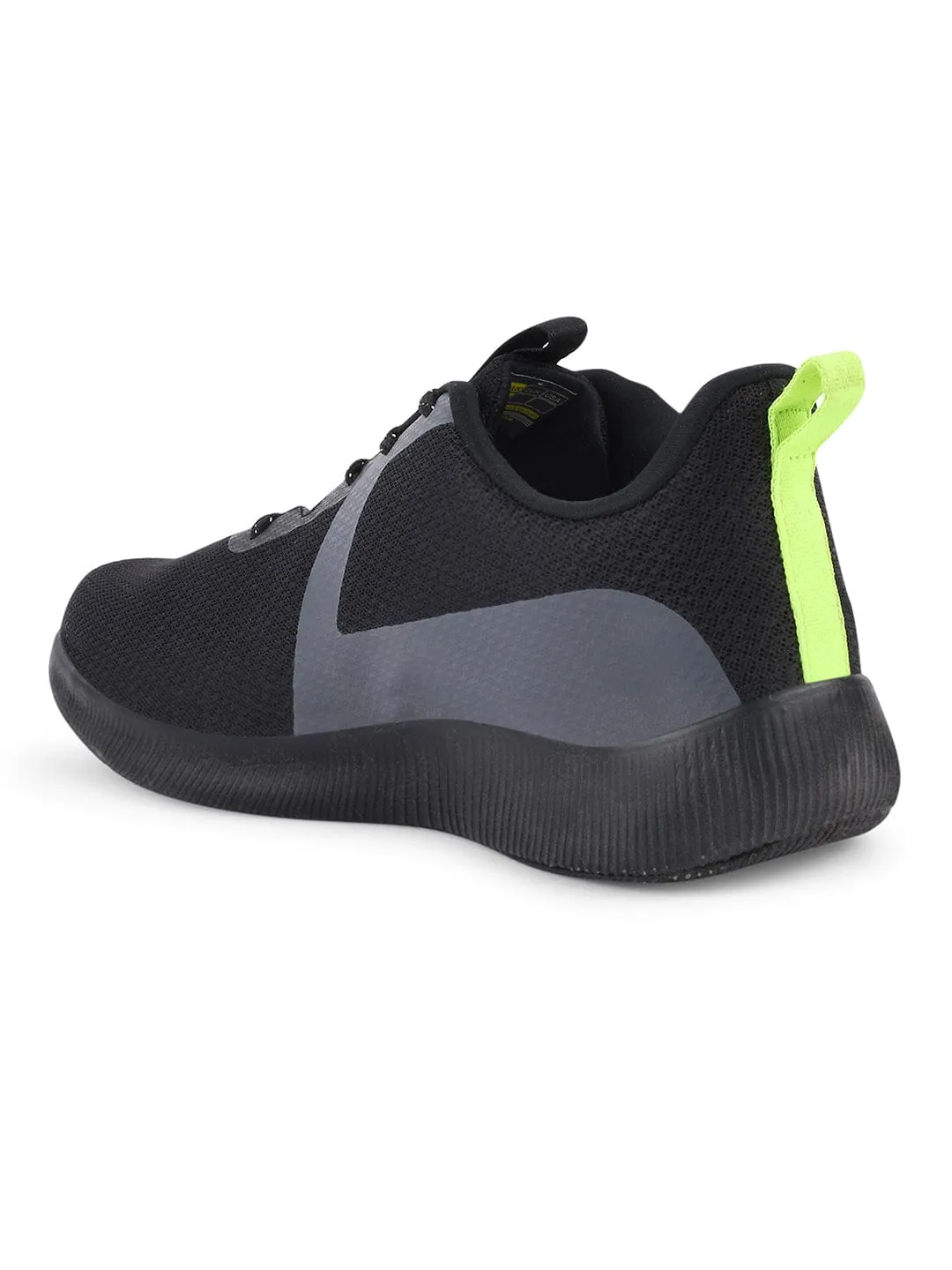 ALGERIA Black Men's Running Shoes sold by Campus Shoes product image thumbnail 3