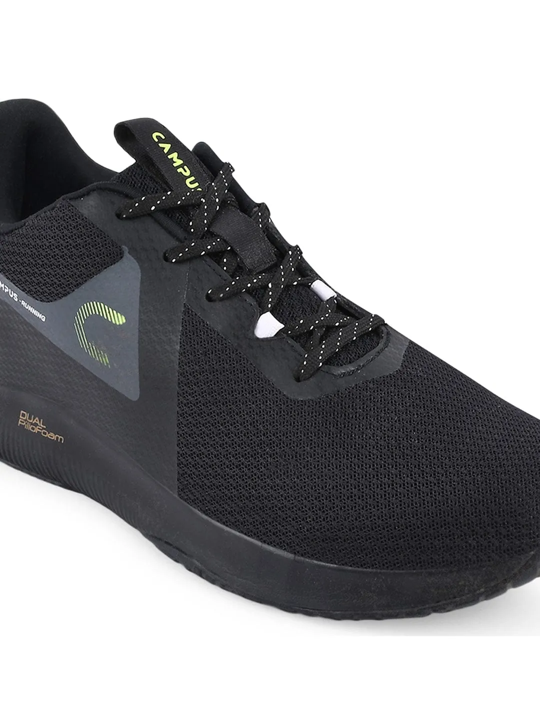 ALGERIA Black Men's Running Shoes sold by Campus Shoes product image thumbnail 5