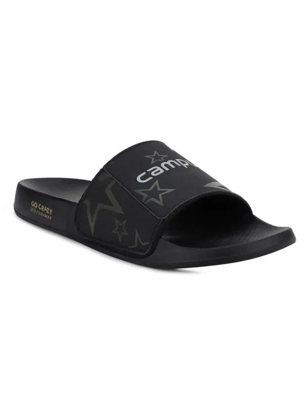 GC-SL-301 Black Men's Slides sold by Campus Shoes