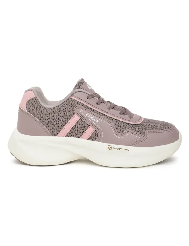 HALL Mauve Women's Sneakers sold by Campus Shoes