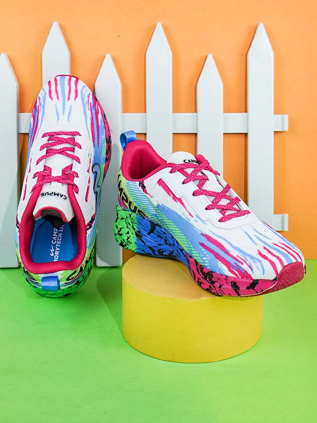 CAMP SHIMMER White Women's Running Shoes sold by Campus Shoes product image thumbnail 5