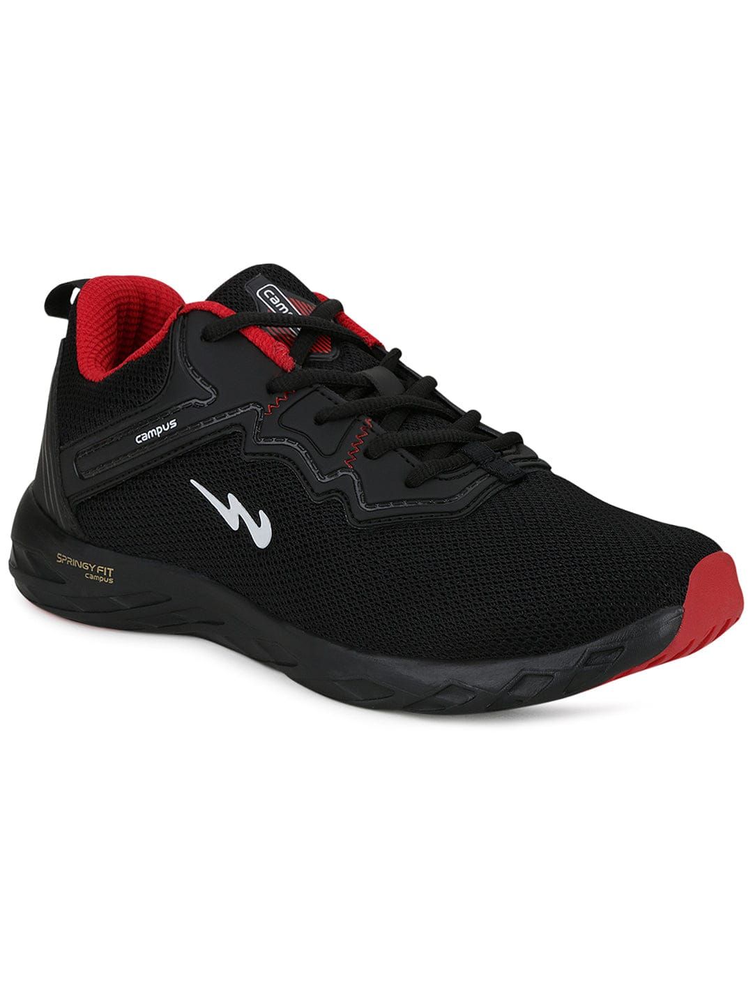 STEWART PRO Black Men's Running Shoes sold by Campus Shoes product image thumbnail 2