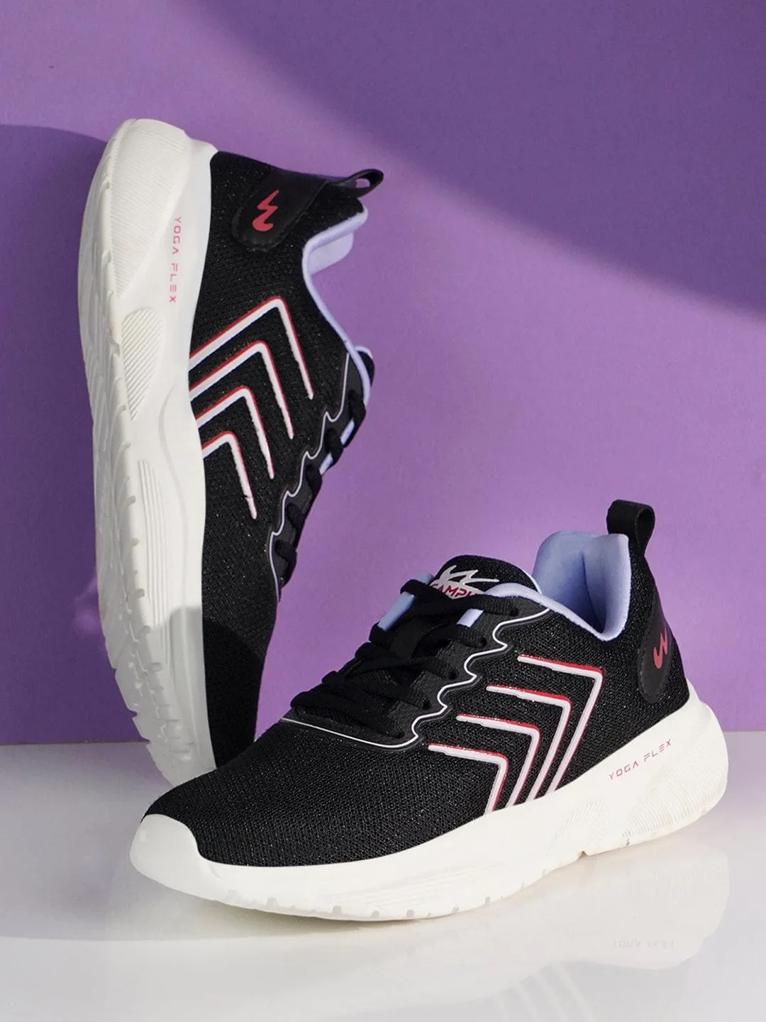 CAMP-LOUIS Black Running Shoes sold by Campus Shoes product image thumbnail 5