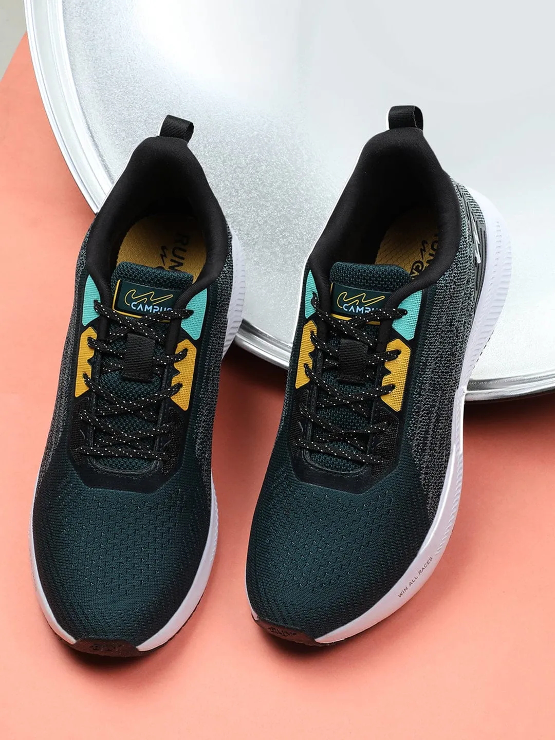 CAMP JASPER Green Men's Running Shoes sold by Campus Shoes product image thumbnail 5