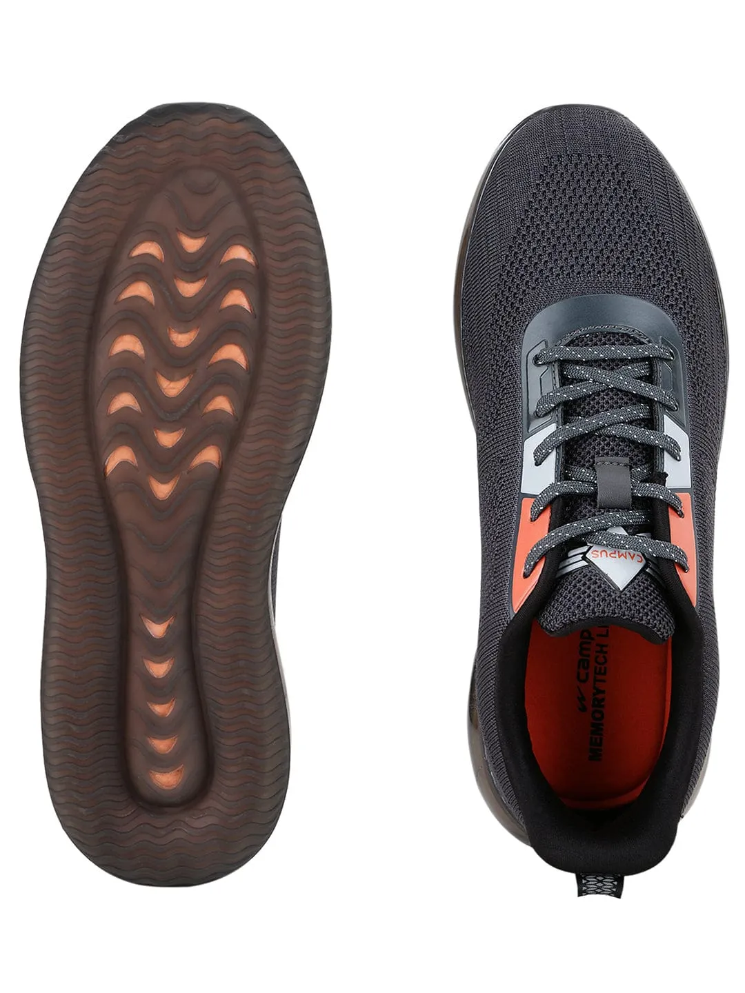 ARTEMIS Grey Men's Running Shoes sold by Campus Shoes product image thumbnail 4