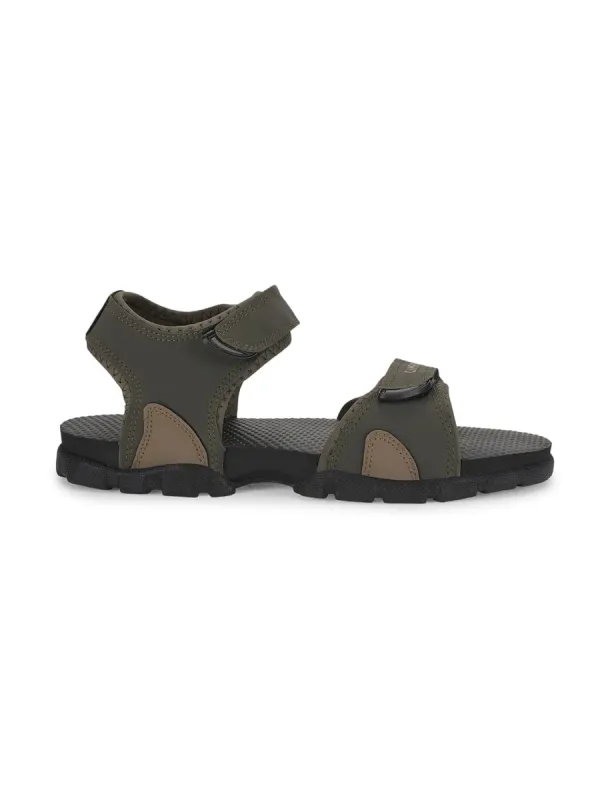 GC-6001 Olive Men's Sandals sold by Campus Shoes
