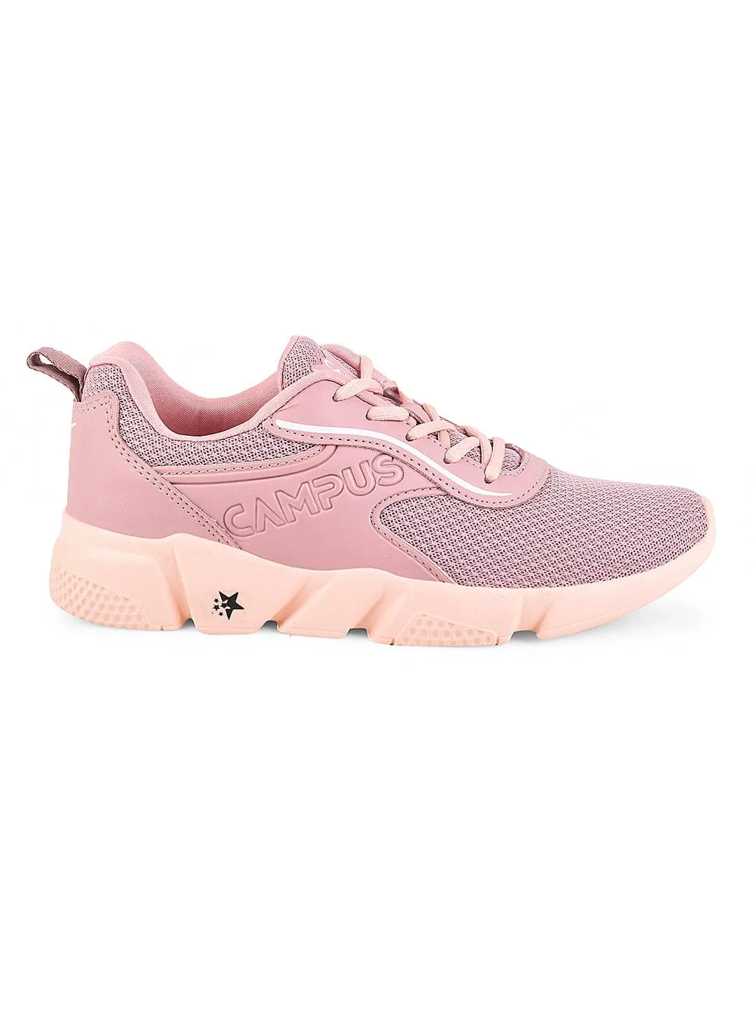 CAMP FLOR Peach Women's Sneakers sold by Campus Shoes
