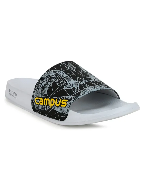GC-SL-203 Black Men's Sliders sold by Campus Shoes