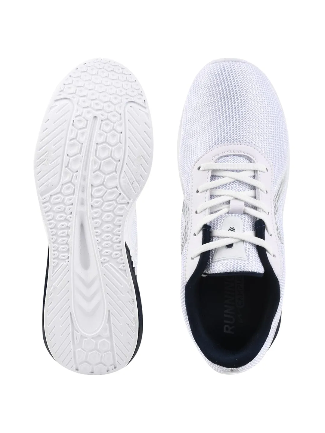 HOTLINE White Men's Running Shoes sold by Campus Shoes product image thumbnail 4