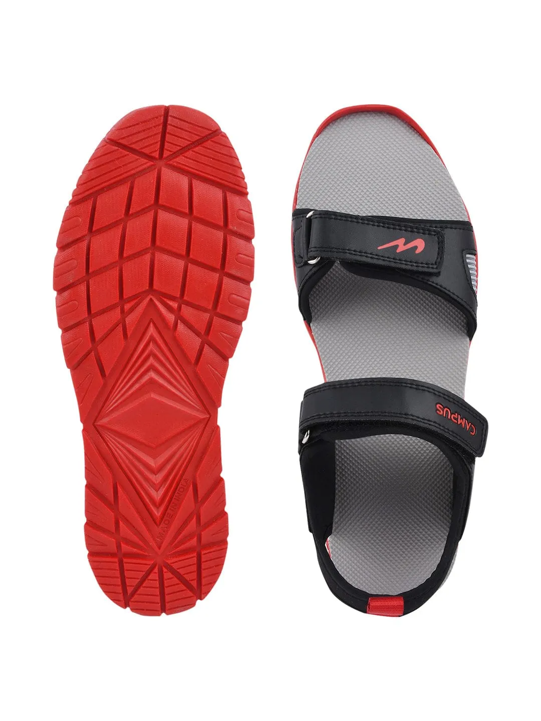 GC-2304 Black Men's Sandals sold by Campus Shoes product image thumbnail 4