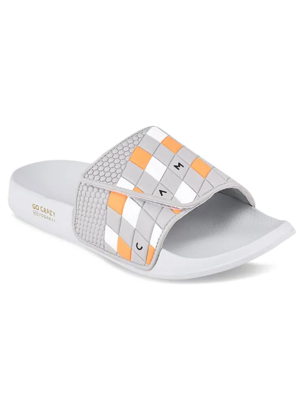 SL-425 Grey Men's Slides sold by Campus Shoes