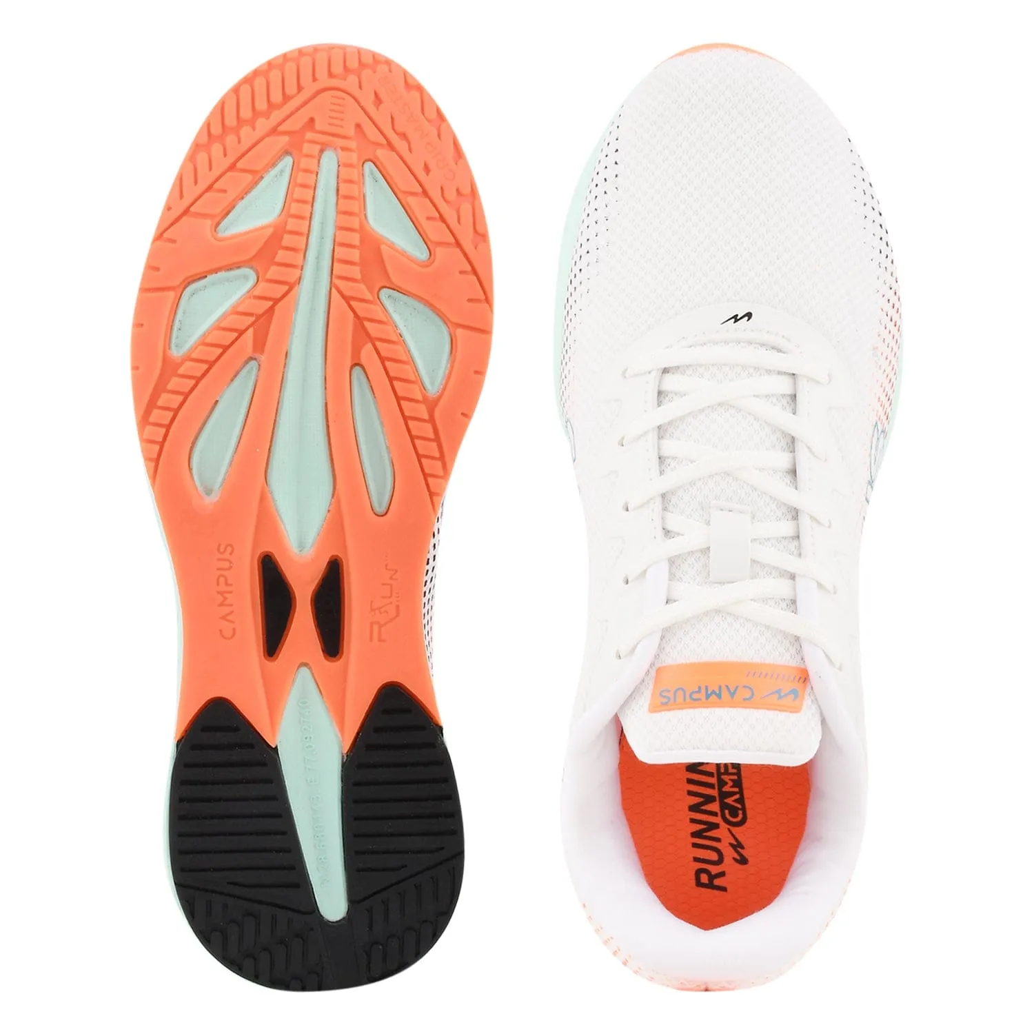 CAMP-OPERA White Men's Running Shoes sold by Campus Shoes product image thumbnail 4