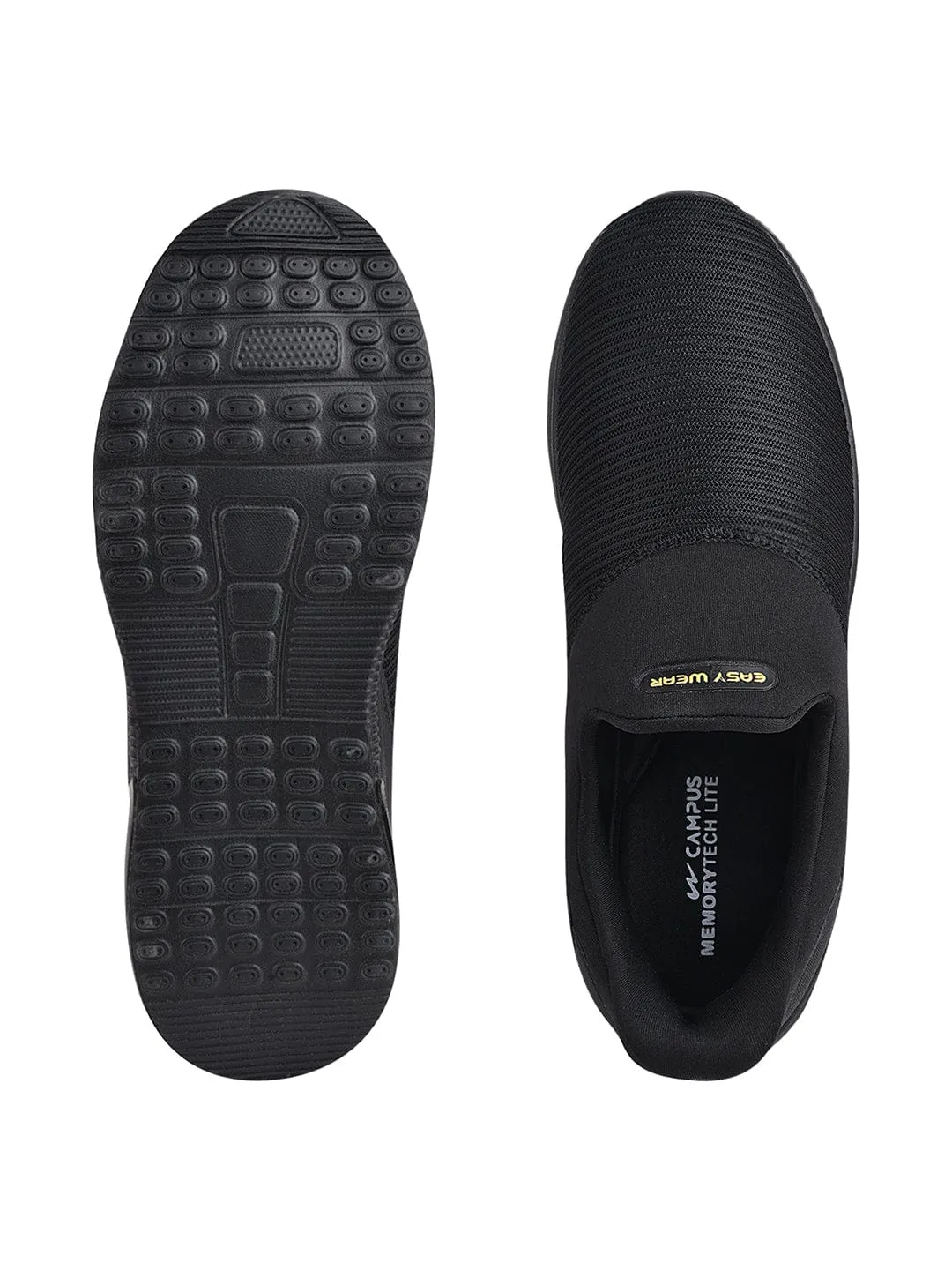 ROCKEE Black Men's Casual Shoes sold by Campus Shoes product image thumbnail 4