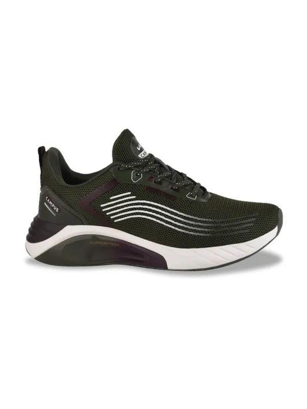 CAMP DRAKE Olive Men's Running Shoes sold by Campus Shoes