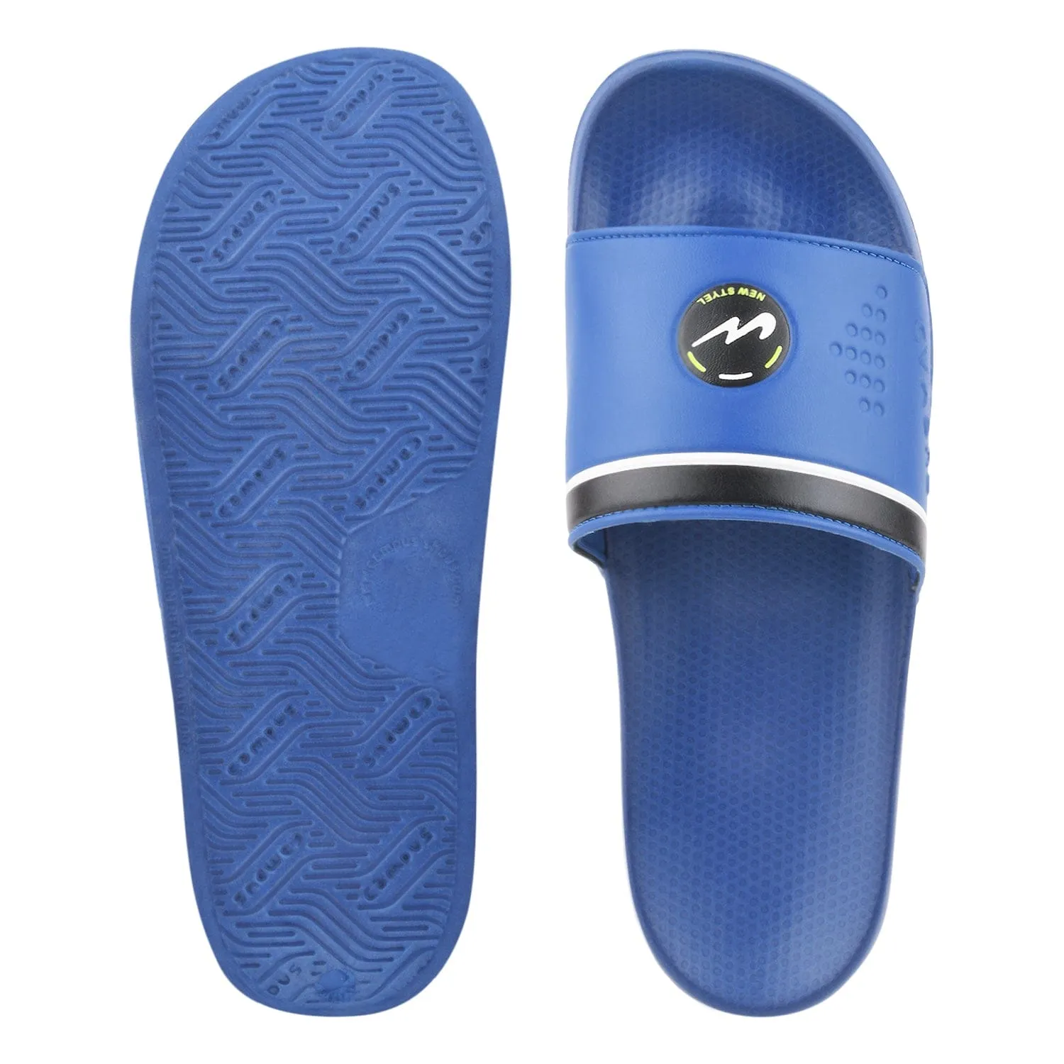 SL-431 Blue Men's Slides sold by Campus Shoes product image thumbnail 4
