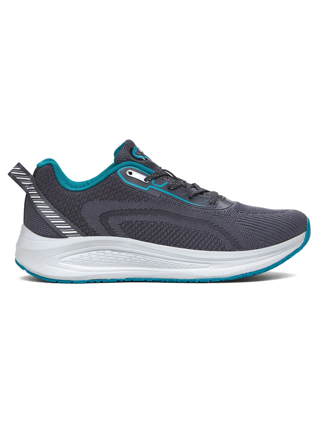 PLUSH Grey Men's Running Shoes sold by Campus Shoes