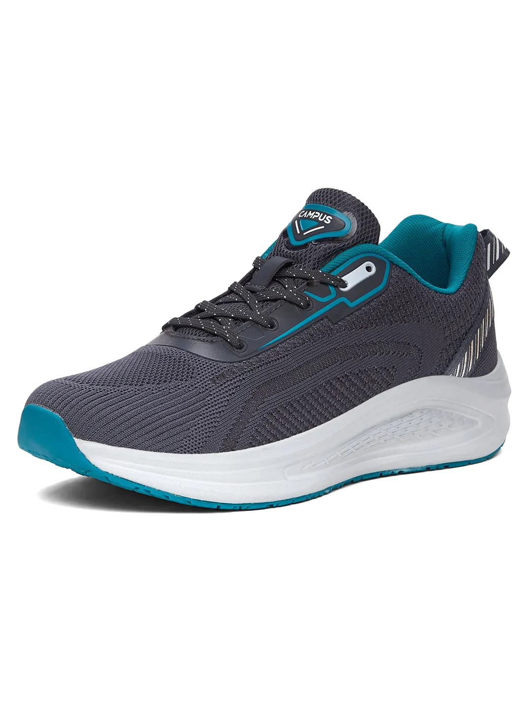 PLUSH Grey Men's Running Shoes sold by Campus Shoes product image thumbnail 5