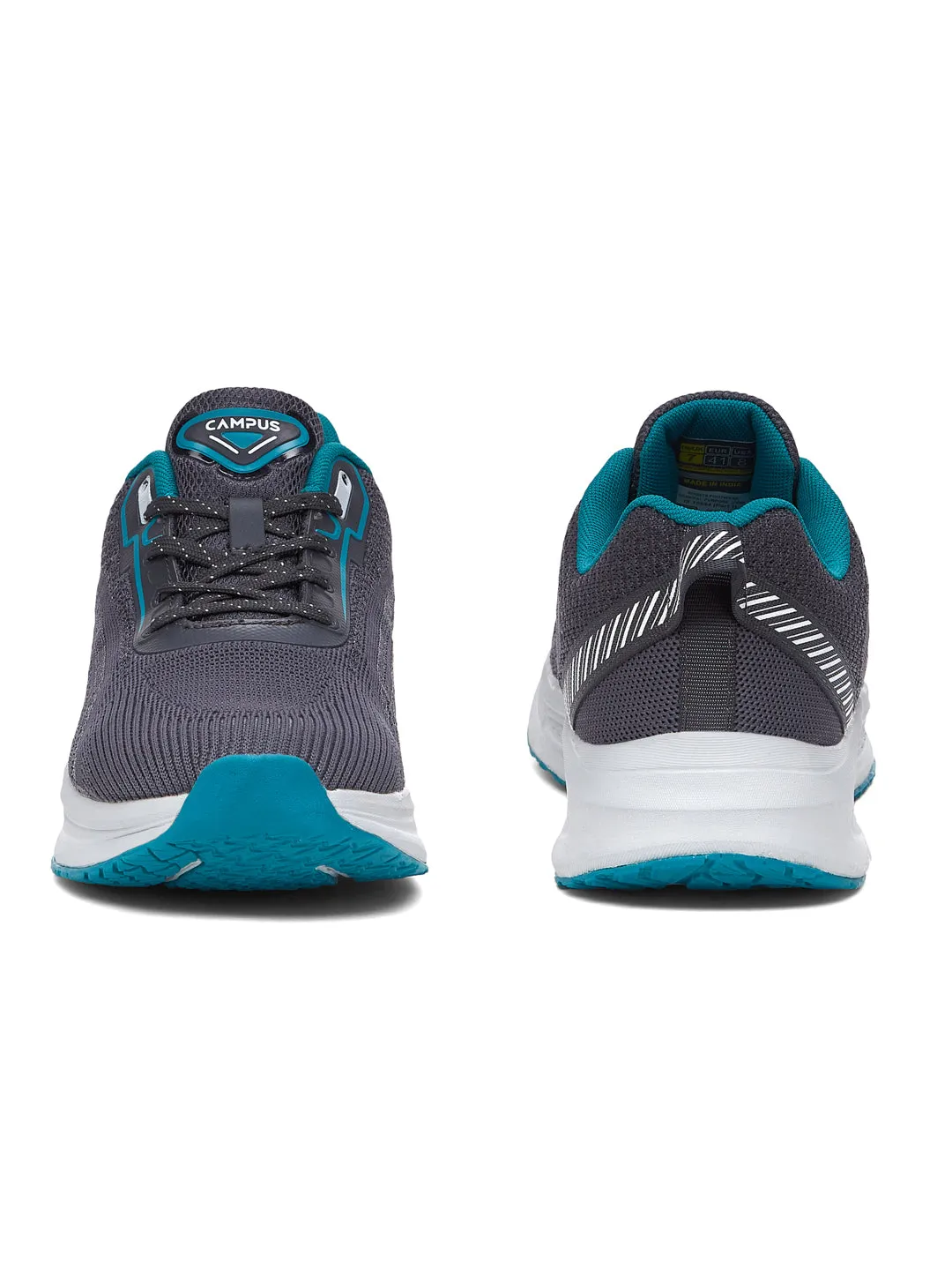 PLUSH Grey Men's Running Shoes sold by Campus Shoes product image thumbnail 3