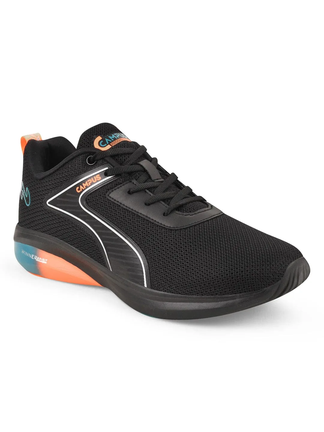 CAMP-THRIVE Black Men's Running Shoes sold by Campus Shoes product image thumbnail 2