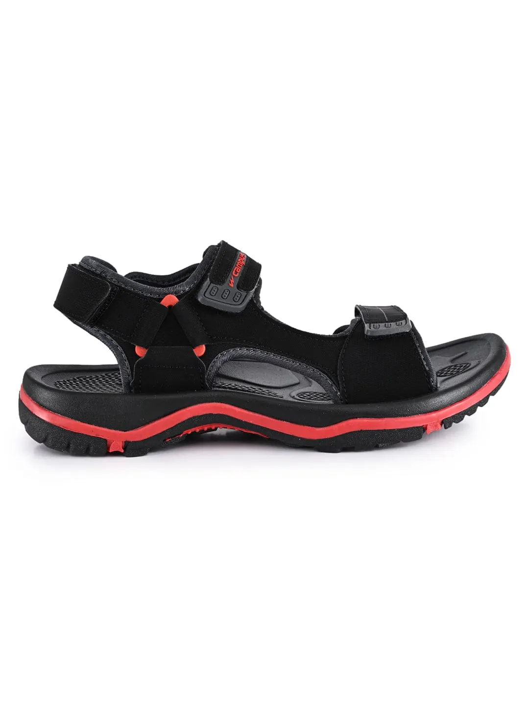 SD-054 Black Men's Sandals sold by Campus Shoes
