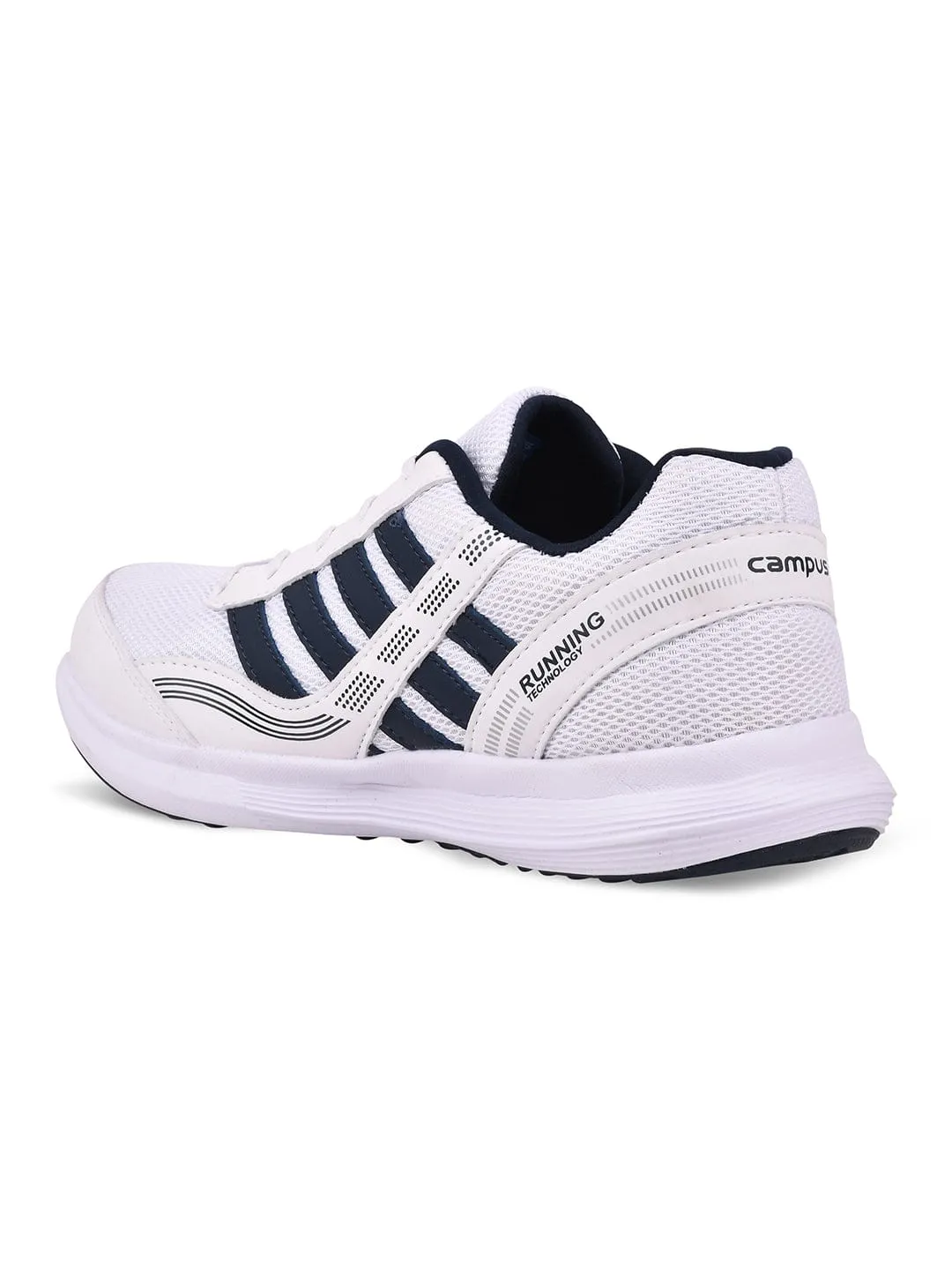 ROUTINE White Men's Running Shoes sold by Campus Shoes product image thumbnail 3