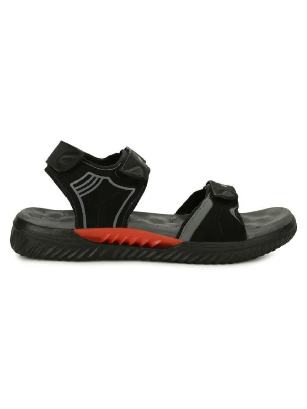 SD-PF023 Black Men's Sandals sold by Campus Shoes