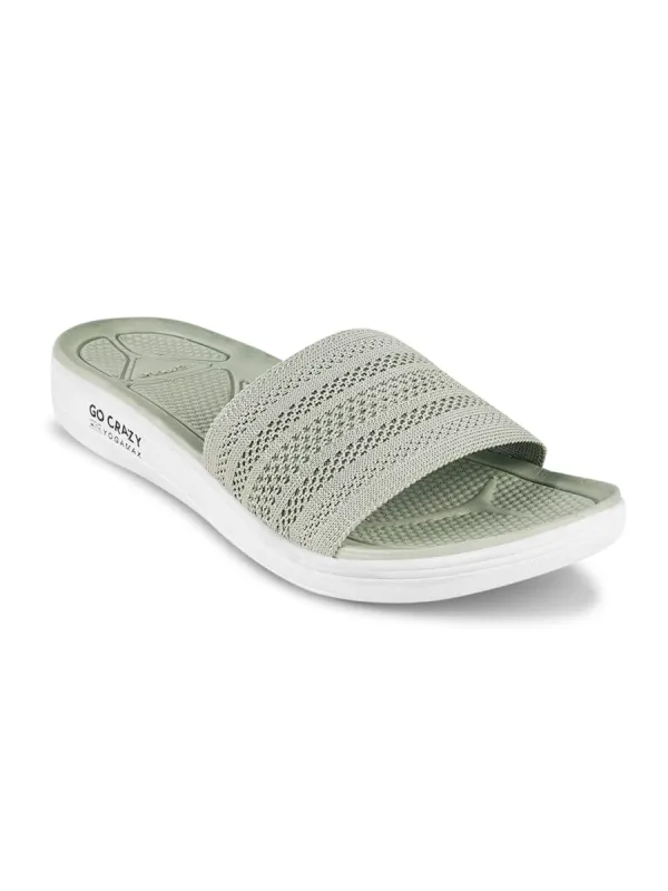 SL-404L-A Green Women's Slides sold by Campus Shoes
