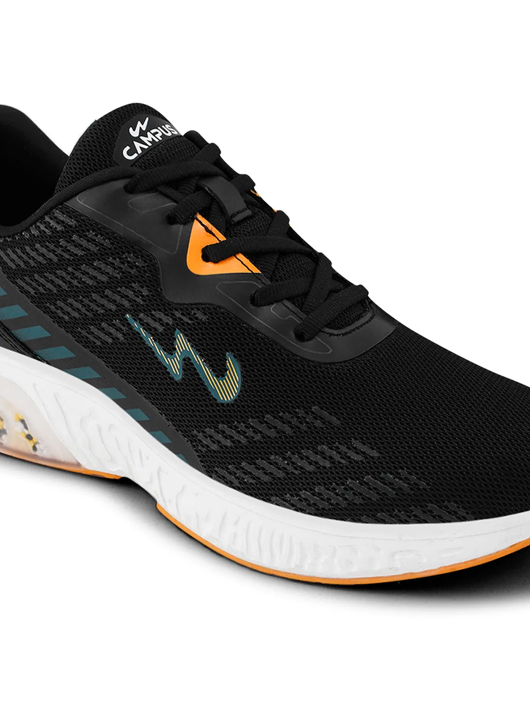 CYCLOPS Black Men's Sports Shoes sold by Campus Shoes product image thumbnail 5