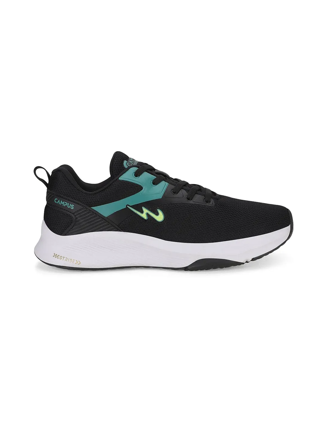 SCALO Black Men's Sports Shoes sold by Campus Shoes