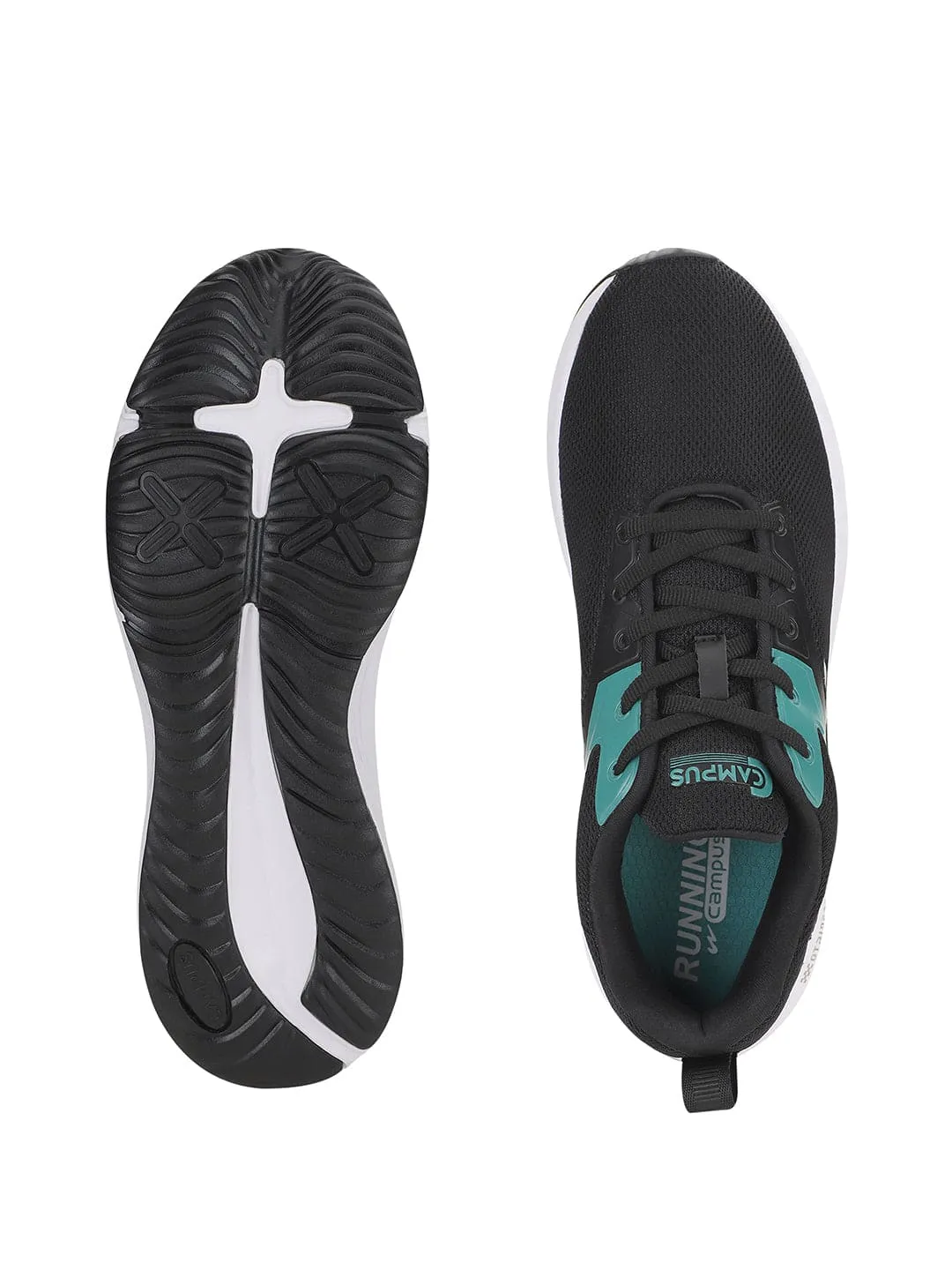 SCALO Black Men's Sports Shoes sold by Campus Shoes product image thumbnail 4