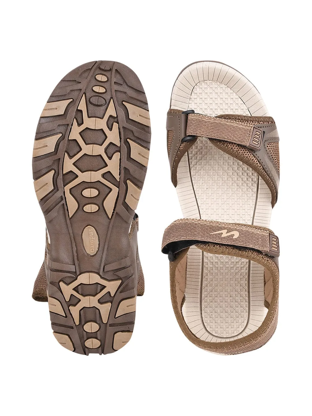 BRENT Cream Men's Sandals sold by Campus Shoes product image thumbnail 5