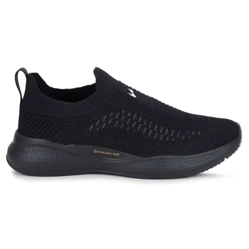VAYU Black Men's Walking Shoes sold by Campus Shoes