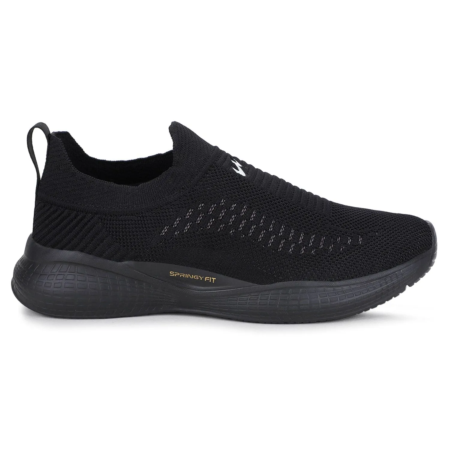 VAYU Black Men's Walking Shoes sold by Campus Shoes