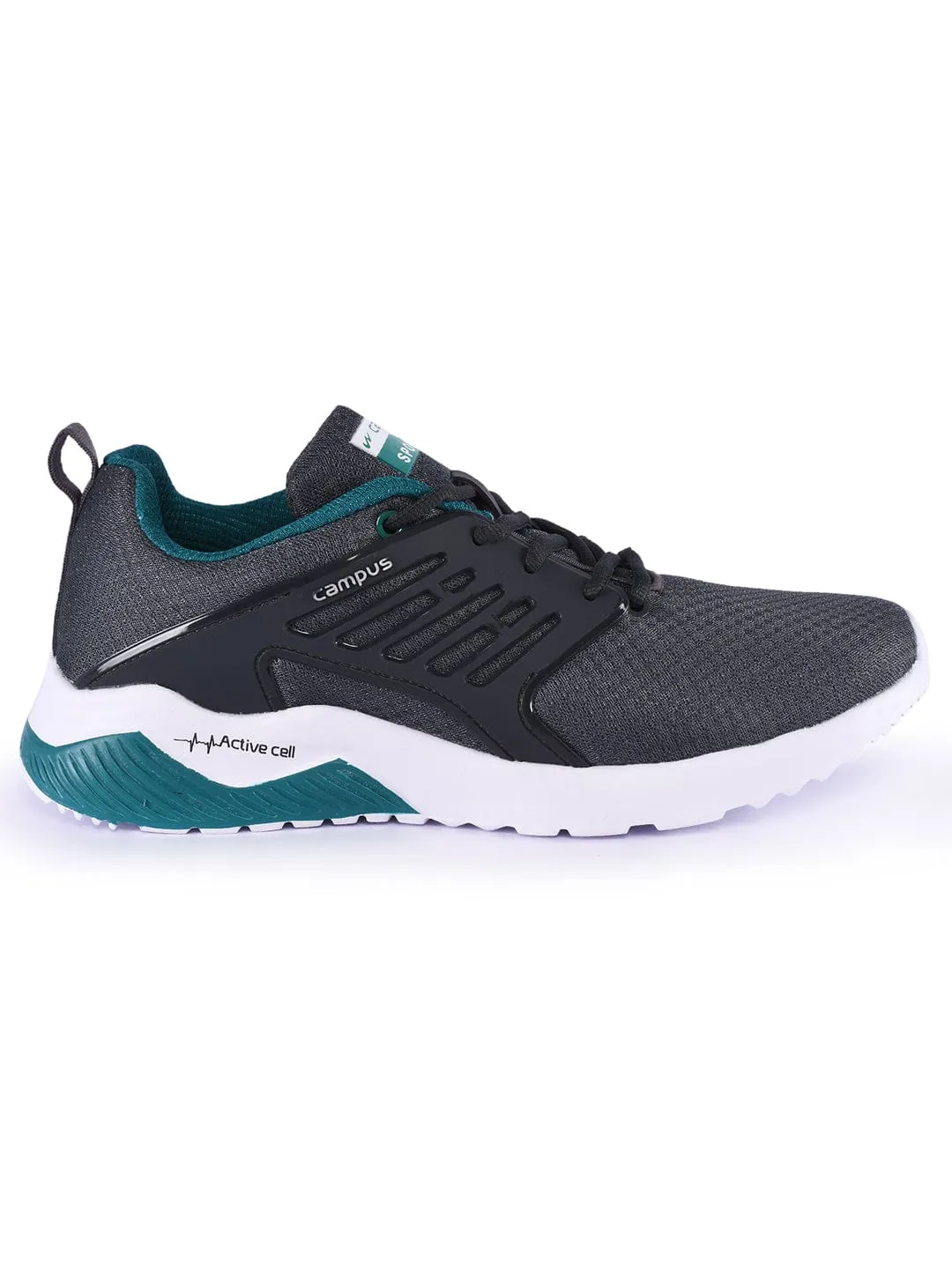 CRYSTA Pro Grey Men's Running Shoes sold by Campus Shoes