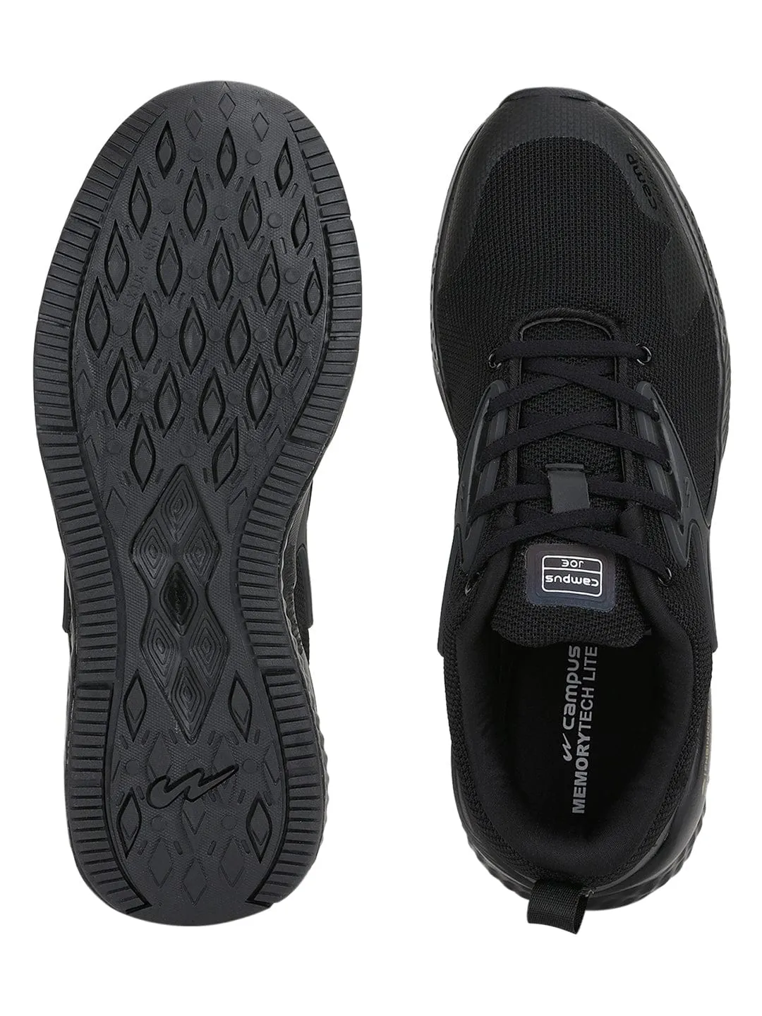 SIMON PRO Black Men's Running Shoes sold by Campus Shoes product image thumbnail 4