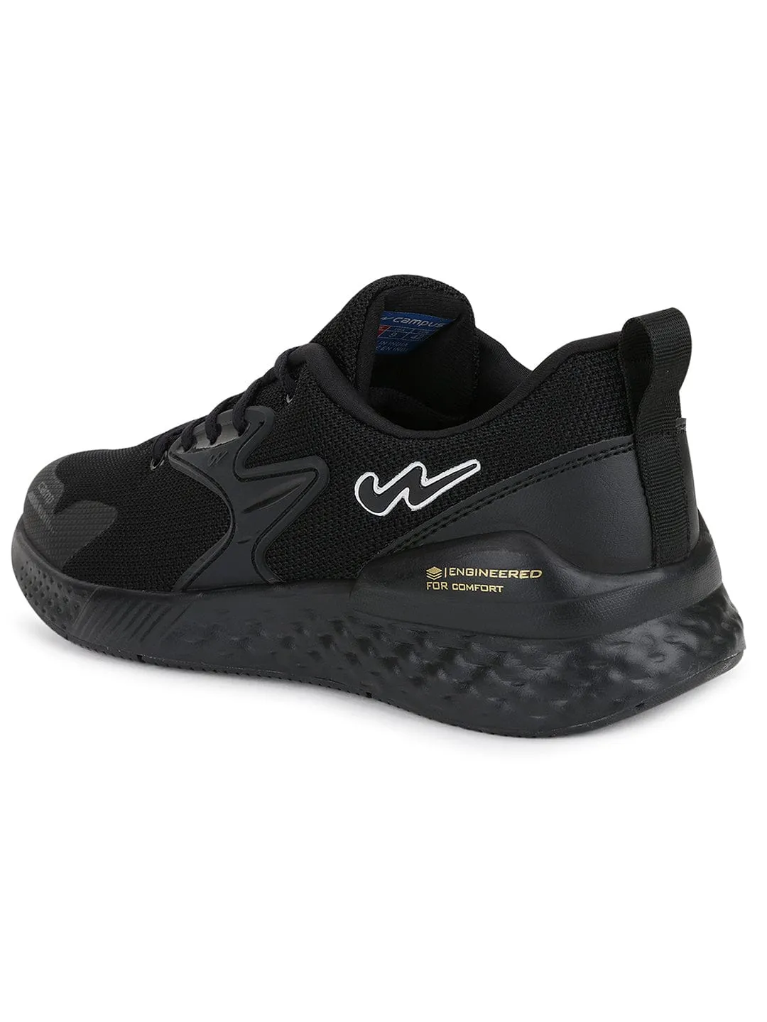 SIMON PRO Black Men's Running Shoes sold by Campus Shoes product image thumbnail 3