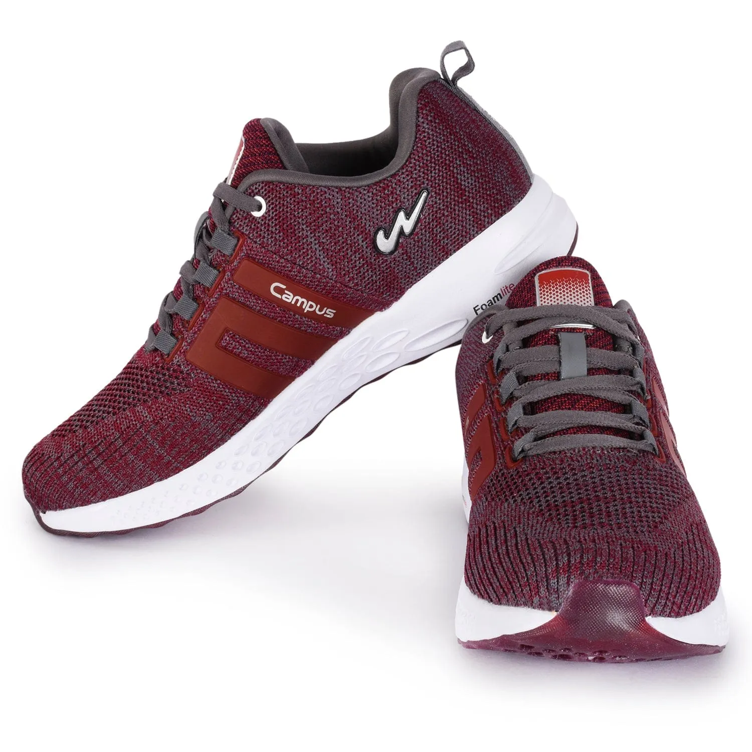 NASA Maroon Men's Running Shoes sold by Campus Shoes product image thumbnail 5