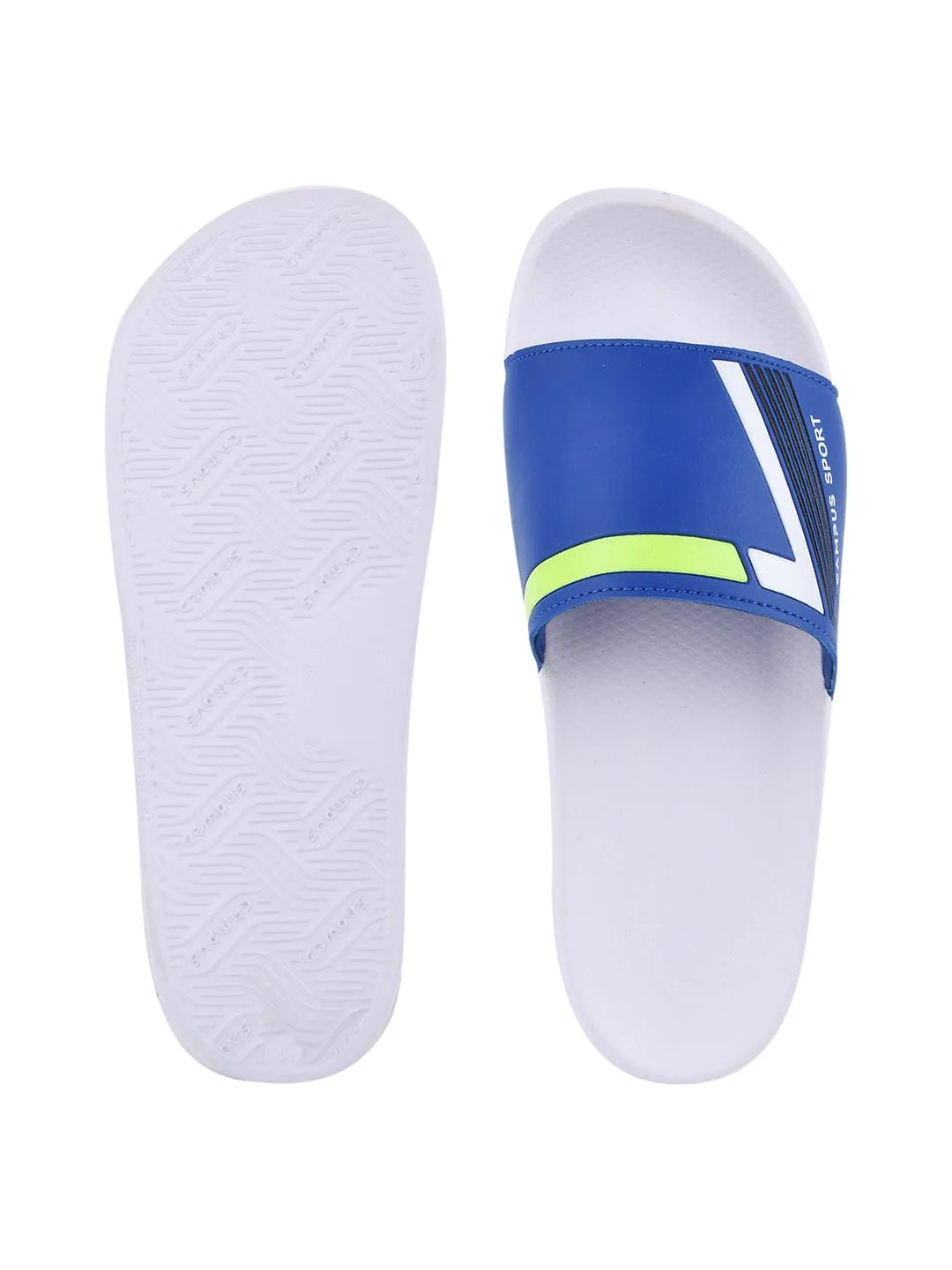 SL-432 Blue Men's Slides sold by Campus Shoes product image thumbnail 4