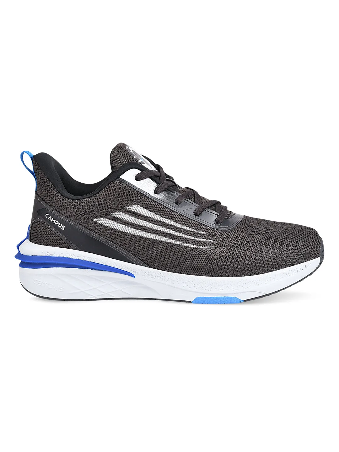 FLATTER Grey Men's Running Shoes sold by Campus Shoes