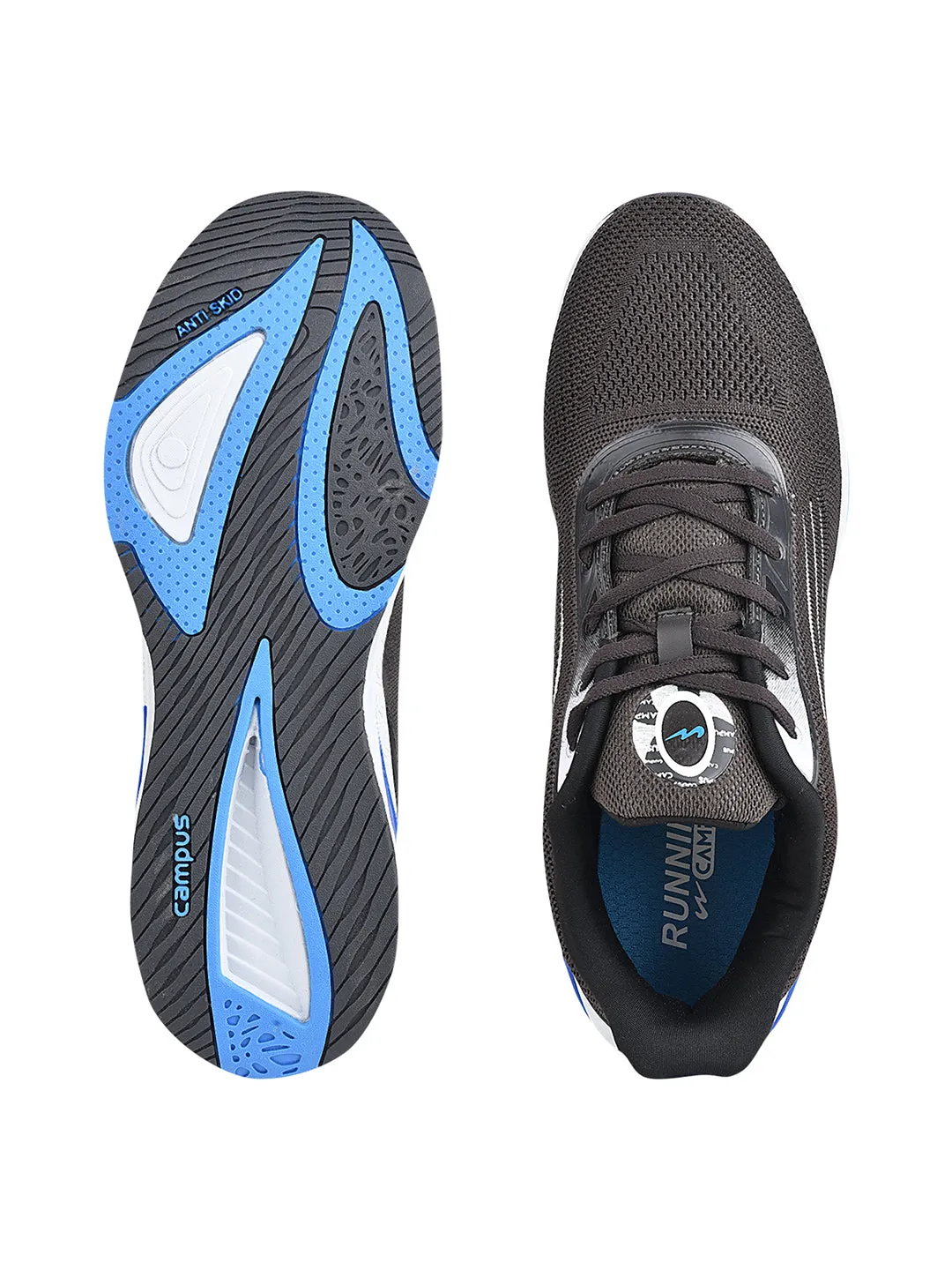 FLATTER Grey Men's Running Shoes sold by Campus Shoes product image thumbnail 5