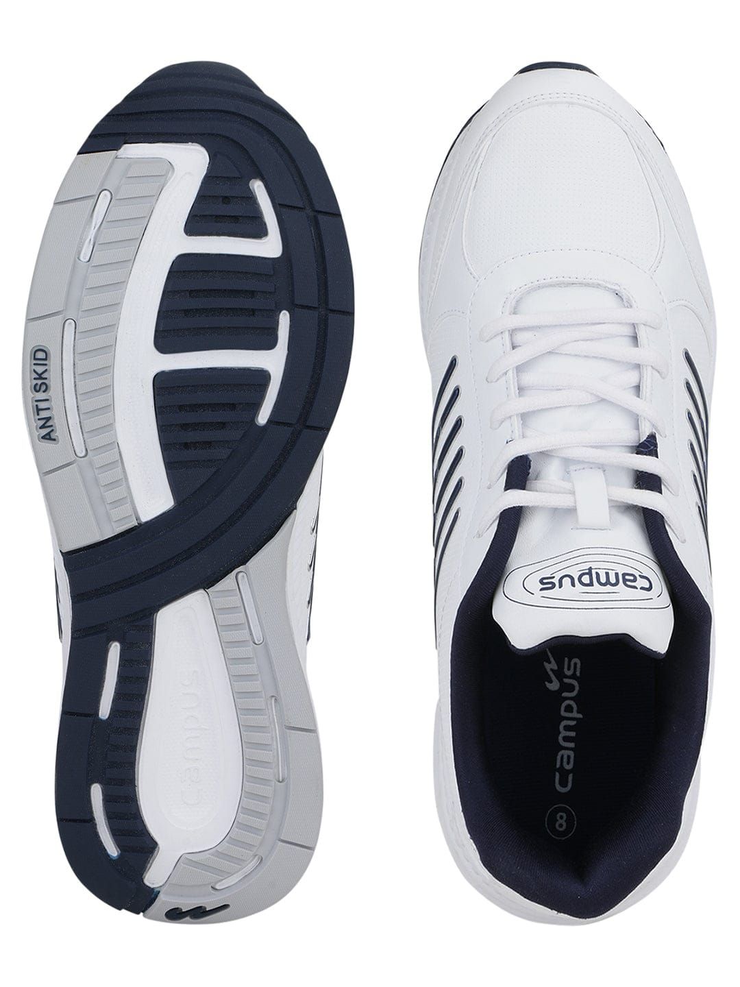 CITIGO White Men's Running Shoes sold by Campus Shoes product image thumbnail 4