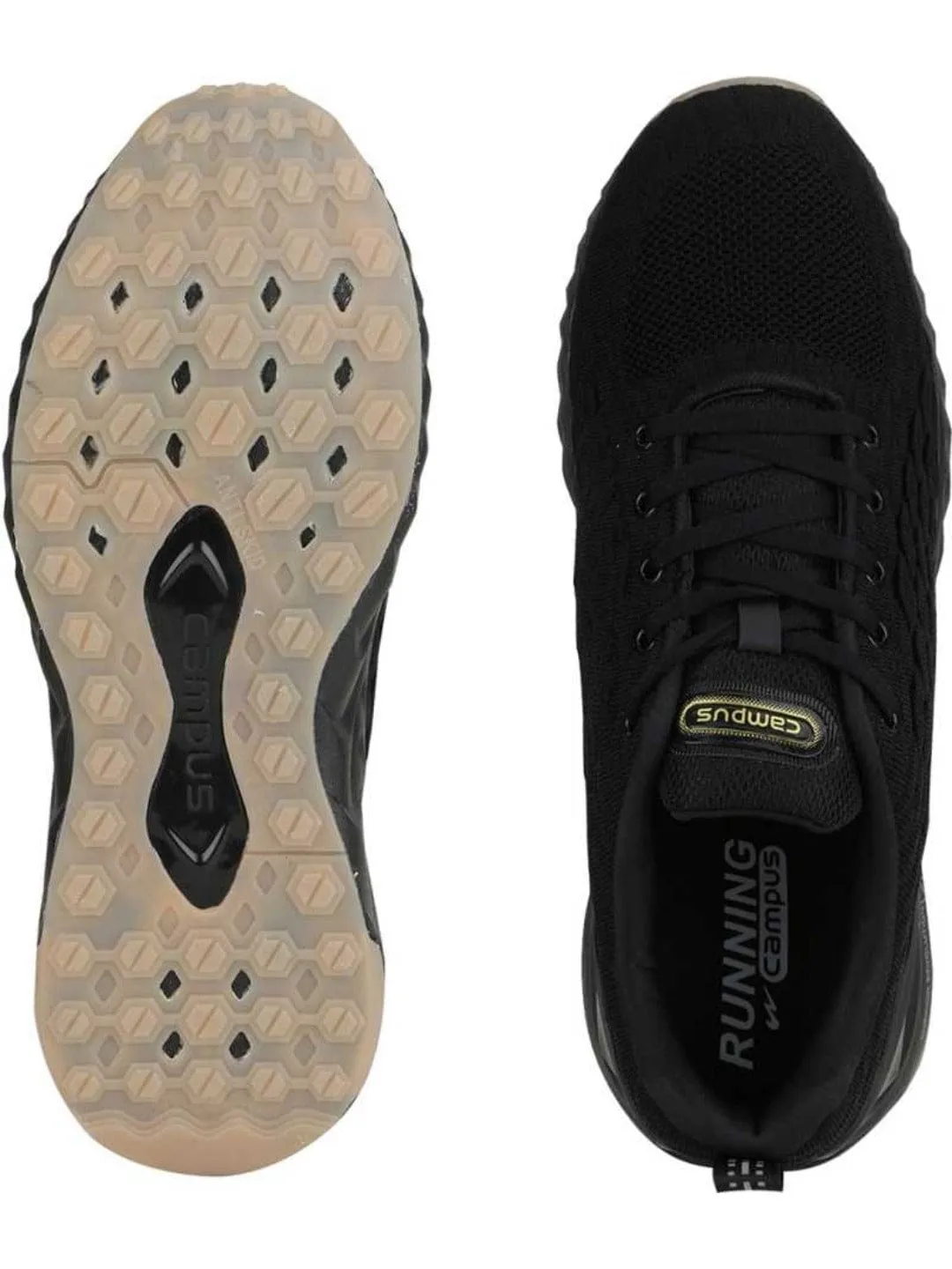 MASTER Black Men's Running Shoes sold by Campus Shoes product image thumbnail 4