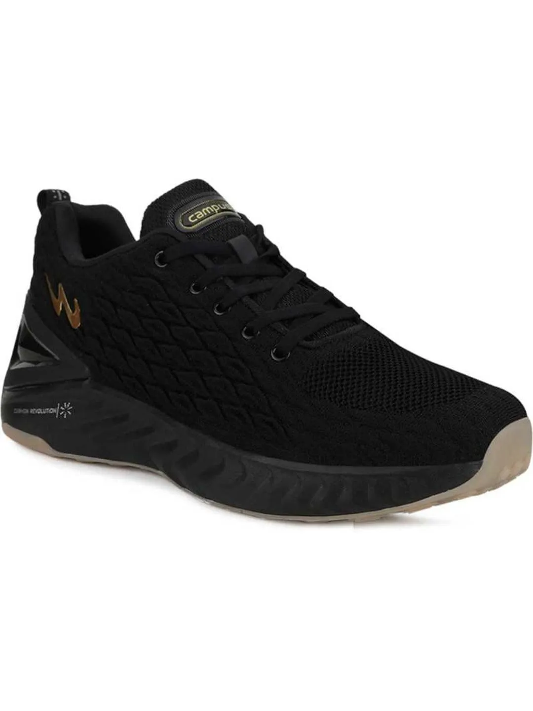 MASTER Black Men's Running Shoes sold by Campus Shoes product image thumbnail 2
